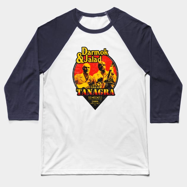 Darmok & Jalad at Tanagra - Sunset Baseball T-Shirt by rycotokyo81